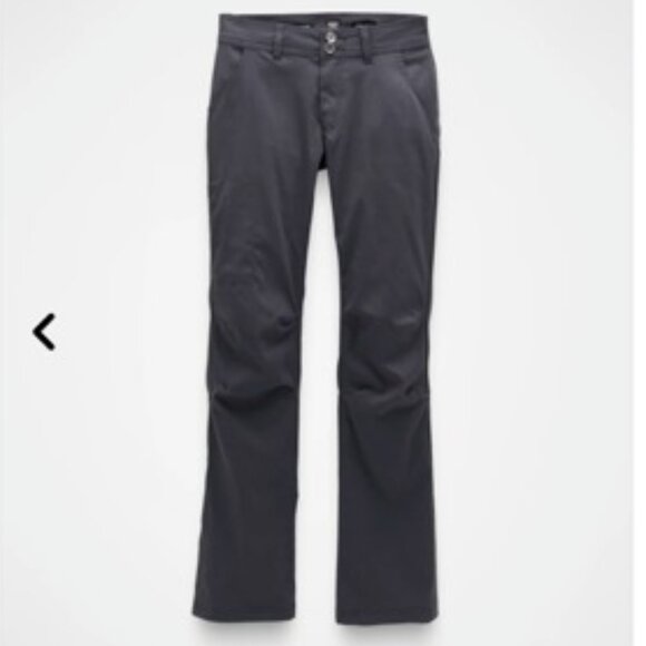 PRANA Halle Convertible Coal Grey/Gray Roll-up Pants 2 SHORT - Picture 1 of 13